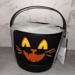 Coach Trick Or Treat Bucket black ghost